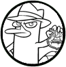 Perry coloring page