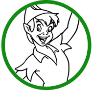 Peter Pan coloring page