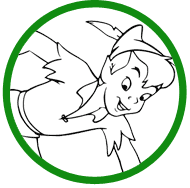 Peter Pan coloring page