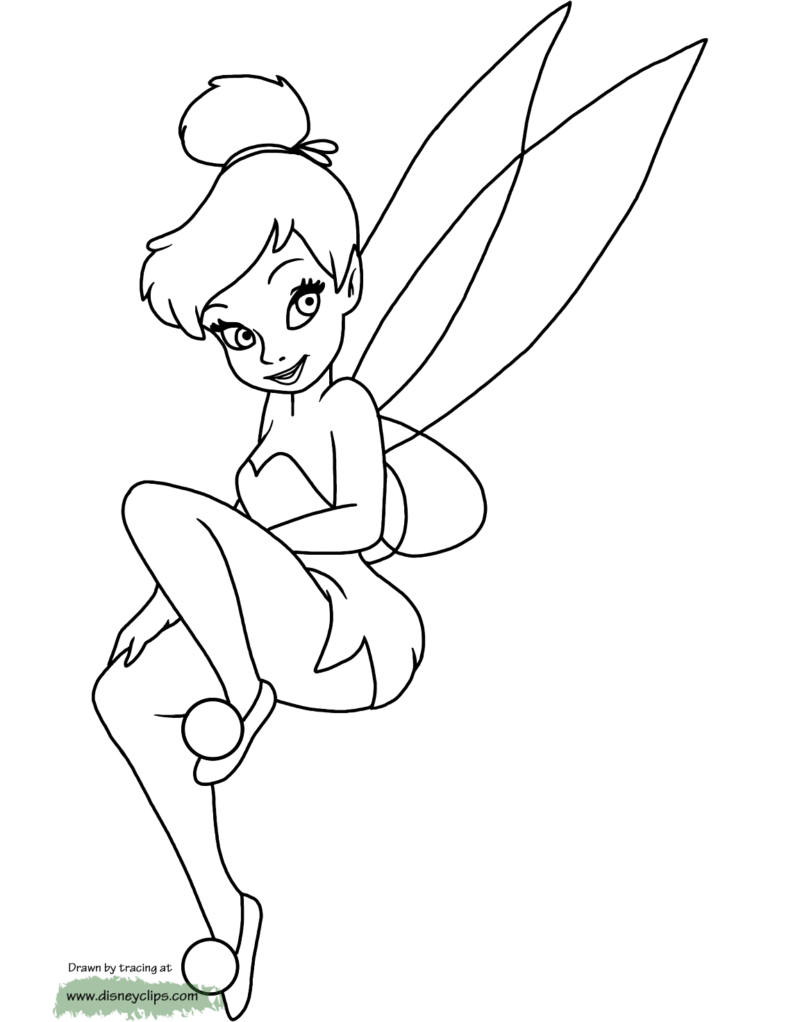 coloring page Tinker Bell