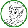 Peter Pan coloring page