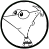 Phineas coloring page