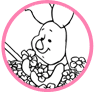 Piglet coloring page