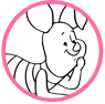 Piglet coloring page