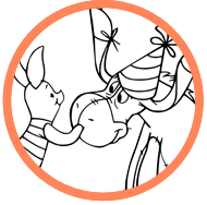 Pooh & Friends coloring page
