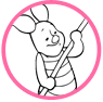 Piglet coloring page