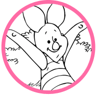 Piglet coloring page