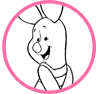 Piglet coloring page