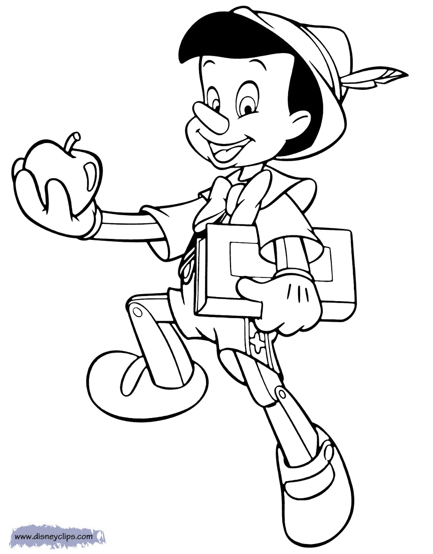 Pinocchio Coloring Pages | Disneyclips.com