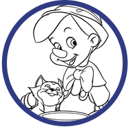 Pinocchio coloring page