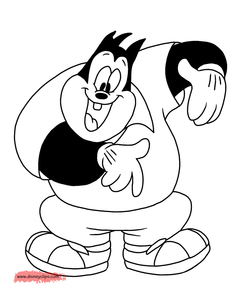 Max Goof Pages Coloring Pages