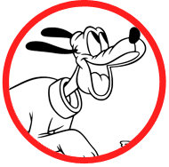 Pluto coloring page