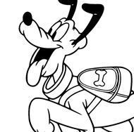 Pluto coloring page