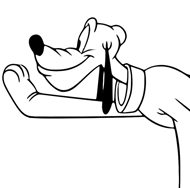 Pluto coloring page