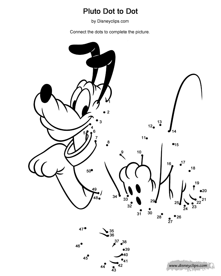 Printable Disney DottoDot Coloring Pages (3)