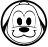 Pluto emoji coloring page
