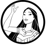 Pocahontas coloring page