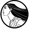 Pocahontas coloring page