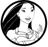 Pocahontas coloring page