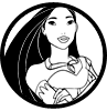 Pocahontas coloring page