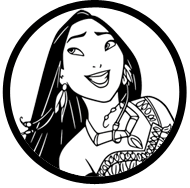 Pocahontas coloring page