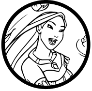 Pocahontas coloring page