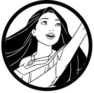 Pocahontas coloring page