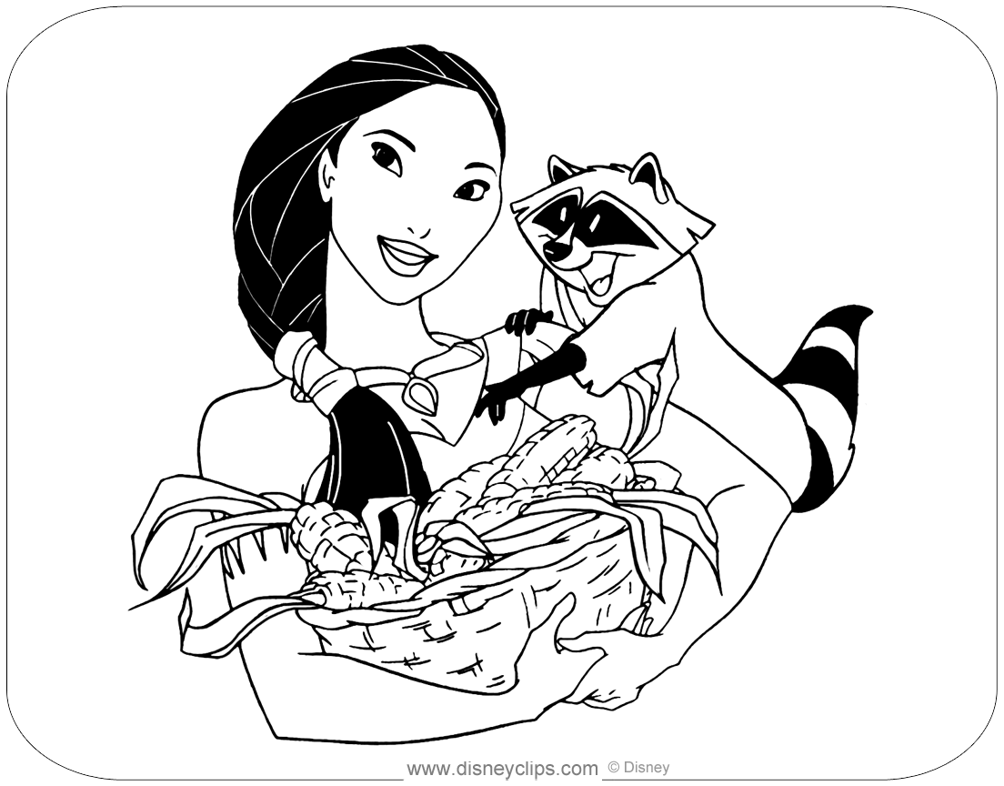 Disney Coloring Pages Meeko - Free Coloring Pages