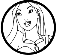 Pocahontas coloring page