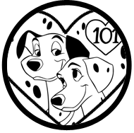 101 Dalmatians coloring page