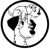 101 Dalmatians coloring page
