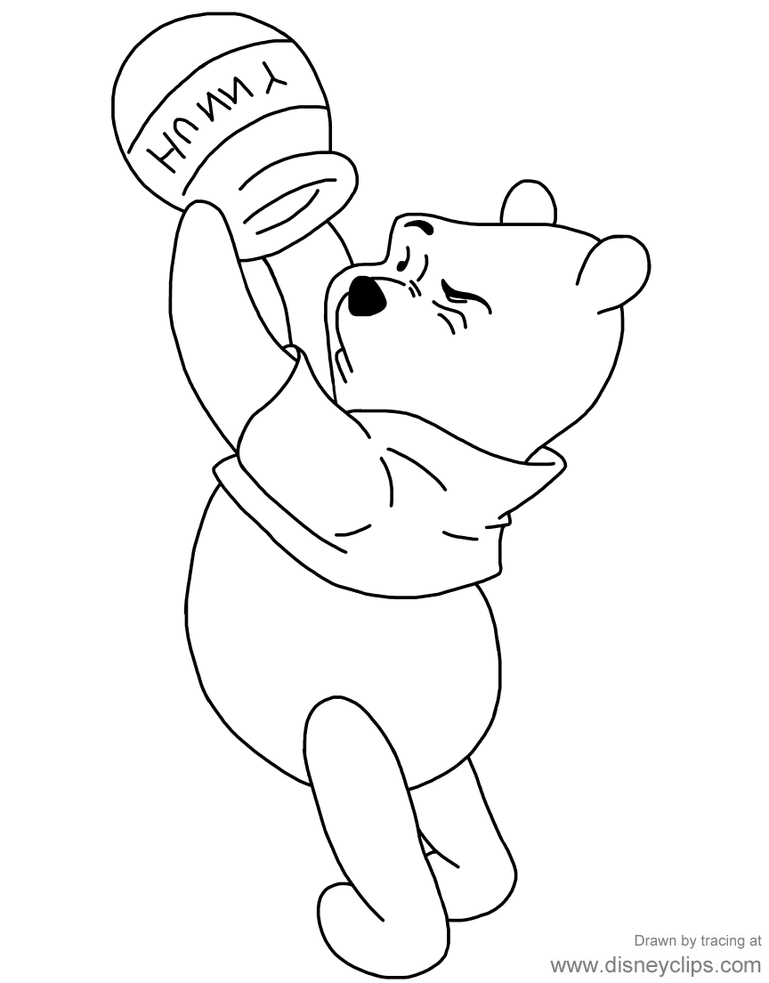 Winnie The Pooh Drawings With Honey - Art image by Callie Showalter