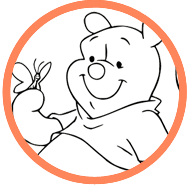 Pooh & Friends coloring page