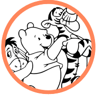 Pooh & Friends coloring page