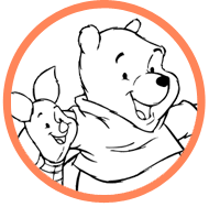 Pooh & Friends coloring page