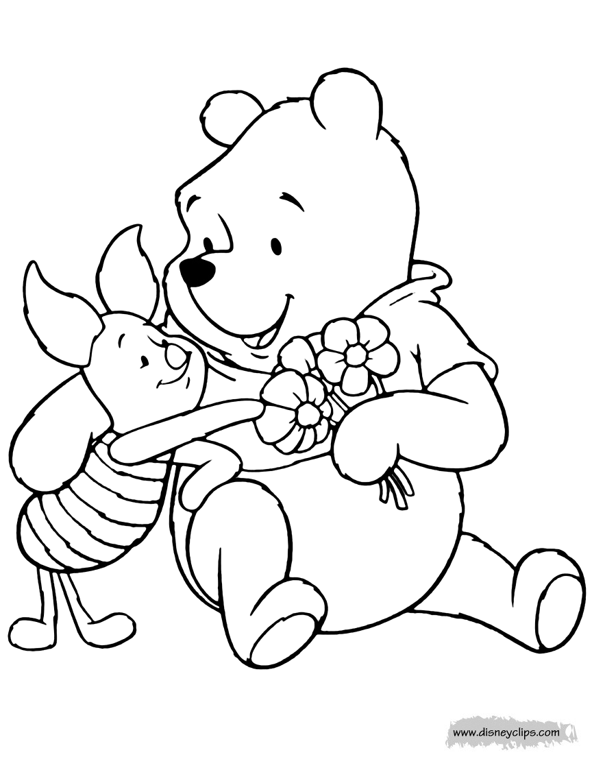 Winnie the Pooh & Friends Coloring Pages 2 | Disney's ...