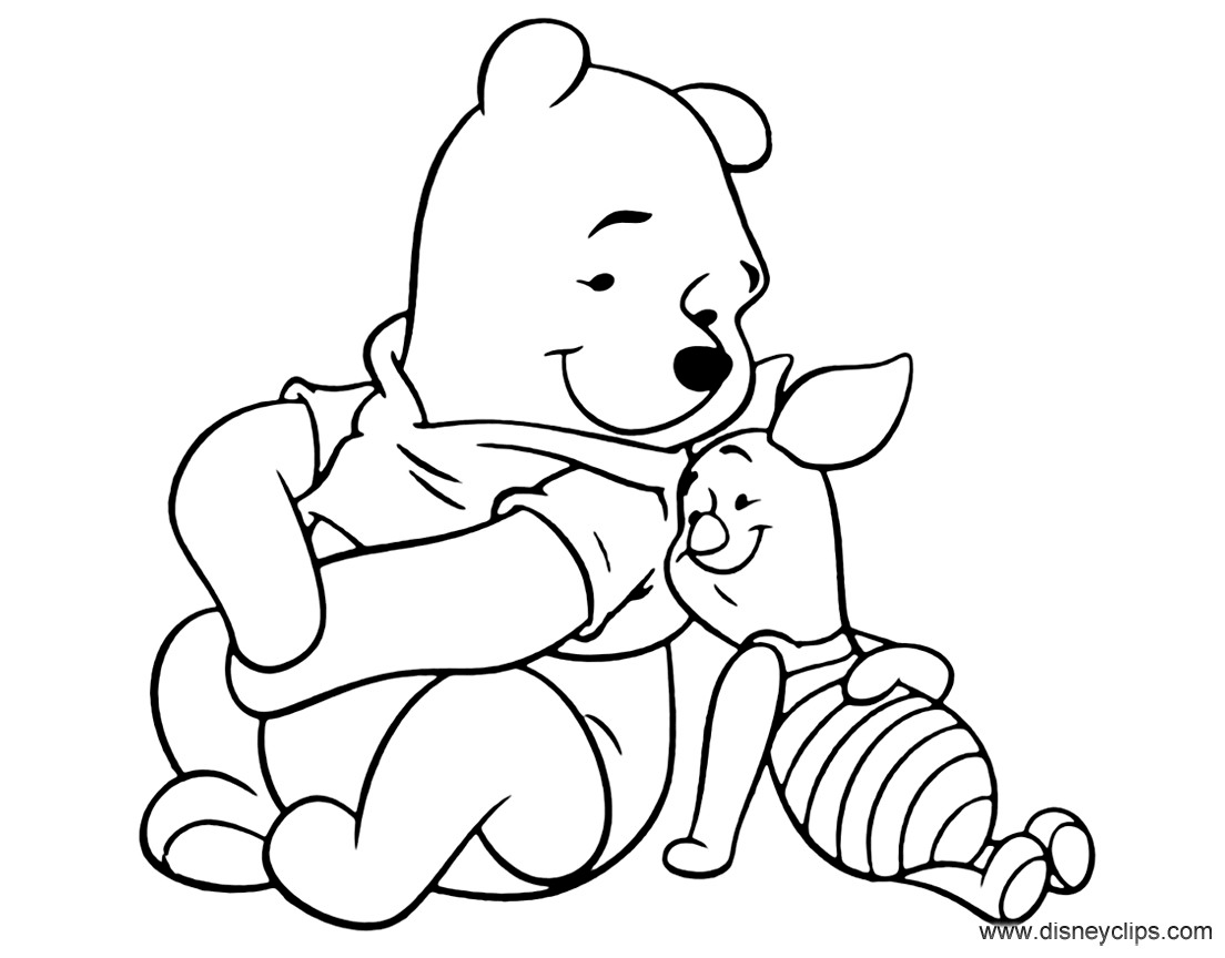 winnie the pooh  friends coloring pages  disney coloring