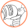 Pooh and Piglet coloring page