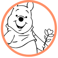 Winnie the Pooh and Piglet coloring page