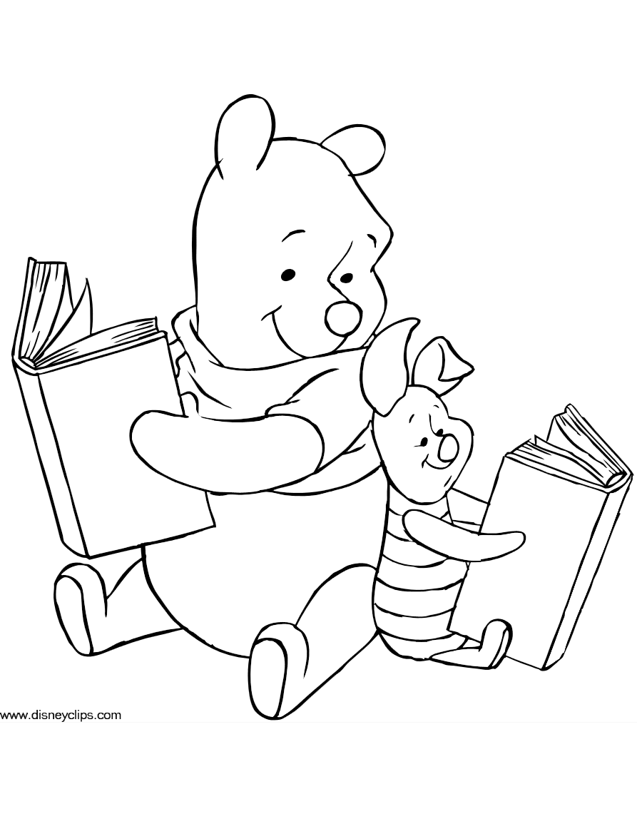 Winnie the Pooh & Friends Coloring Pages 2 | Disney Coloring Book