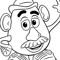 Mr. Potato Head coloring page