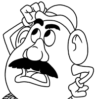 Mr. Potato Head coloring page
