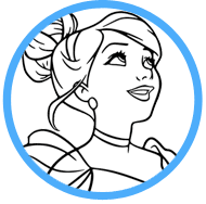 Cinderella coloring page
