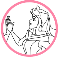 Sleeping Beauty coloring page