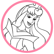 Sleeping Beauty coloring page