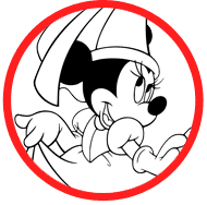 Minnie Mouse coloring page