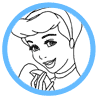 Cinderella coloring page