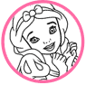 Snow White coloring page