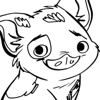 Pua coloring page