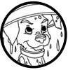 101 Dalmatians puppy coloring page